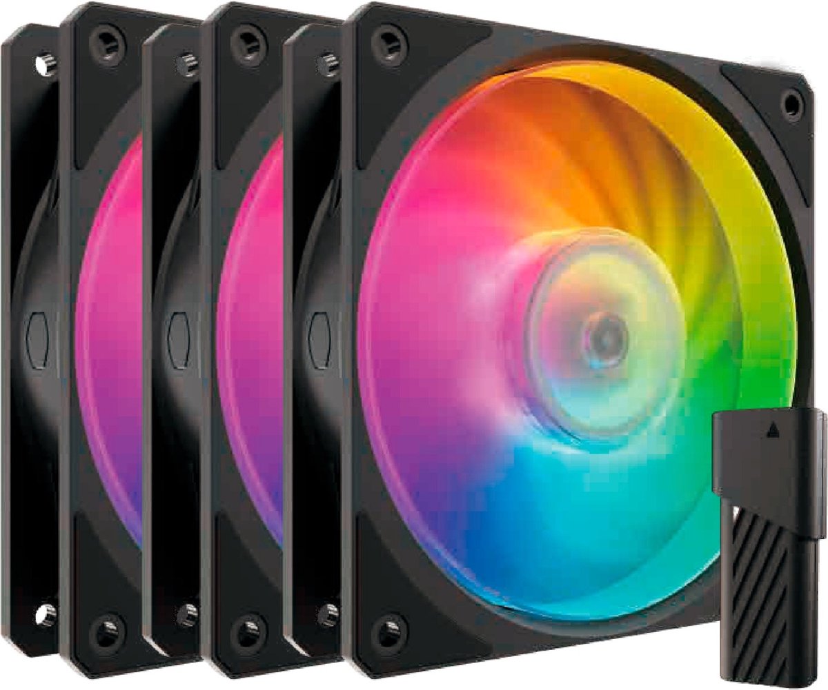 Cooler Master Mobius 120P ARGB 120x120x25 case fan 3 stuks