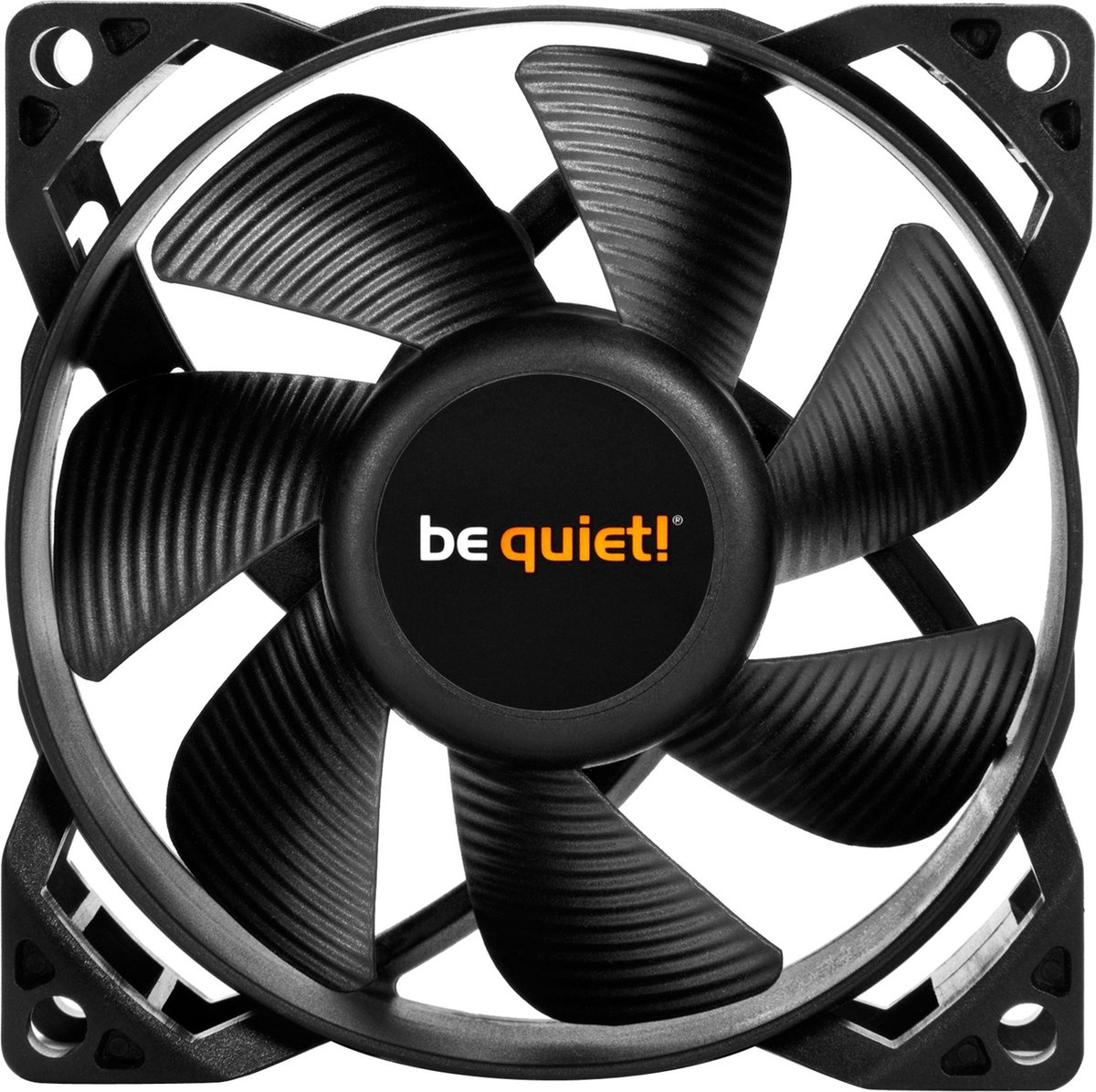 be quiet! Pure Wings 2 80mm PWM, 80x80x25, 1900 rpm, 19,2 dB, 26,3 cfm, 4 pin