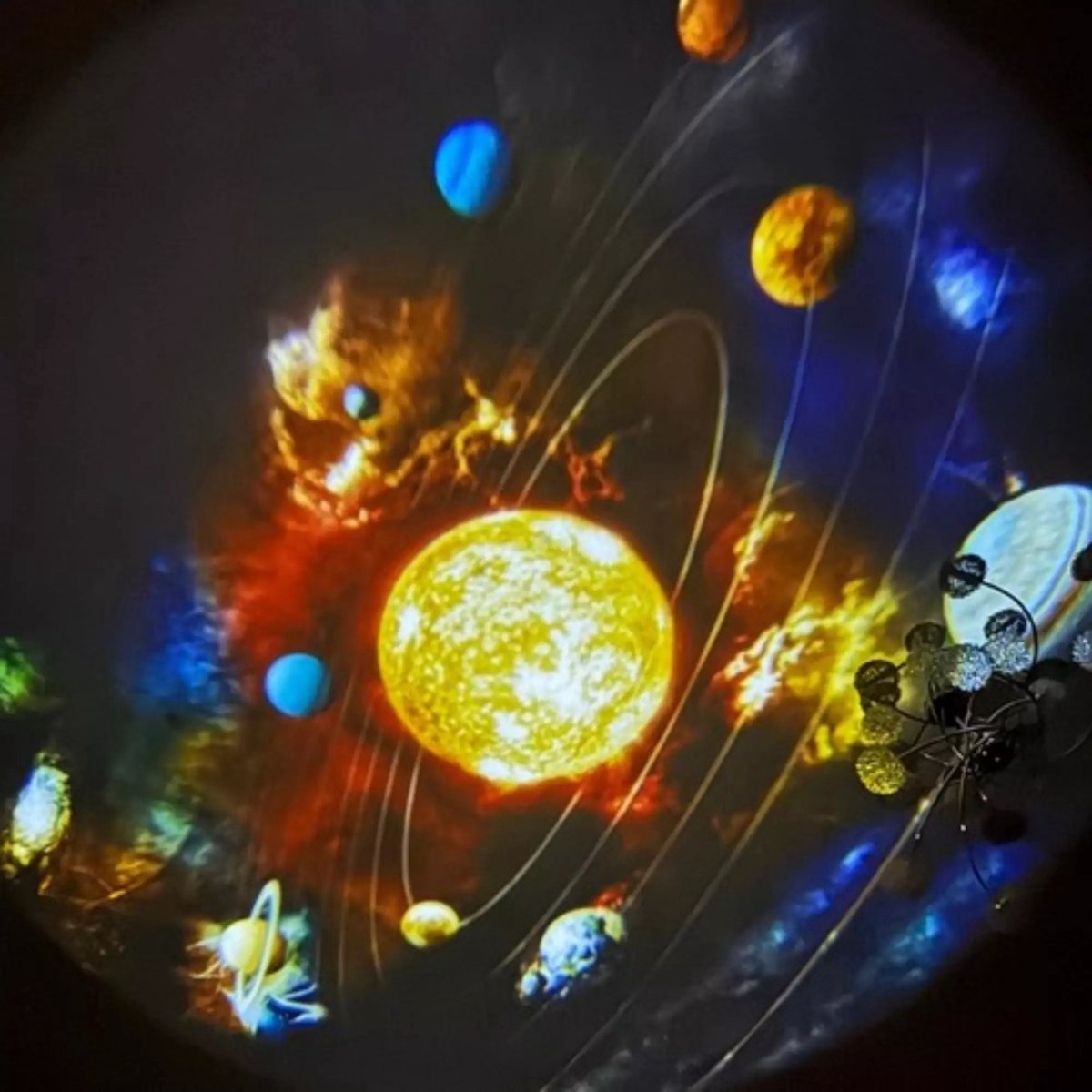 Izoxis LED Galaxy Projector - 360° Ruimte Projectie met Timer & Focus – foto 8
