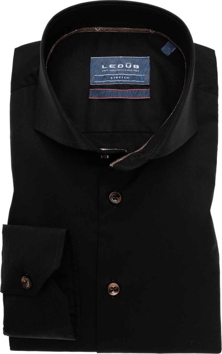 Ledûb slimfit zwart ML7
