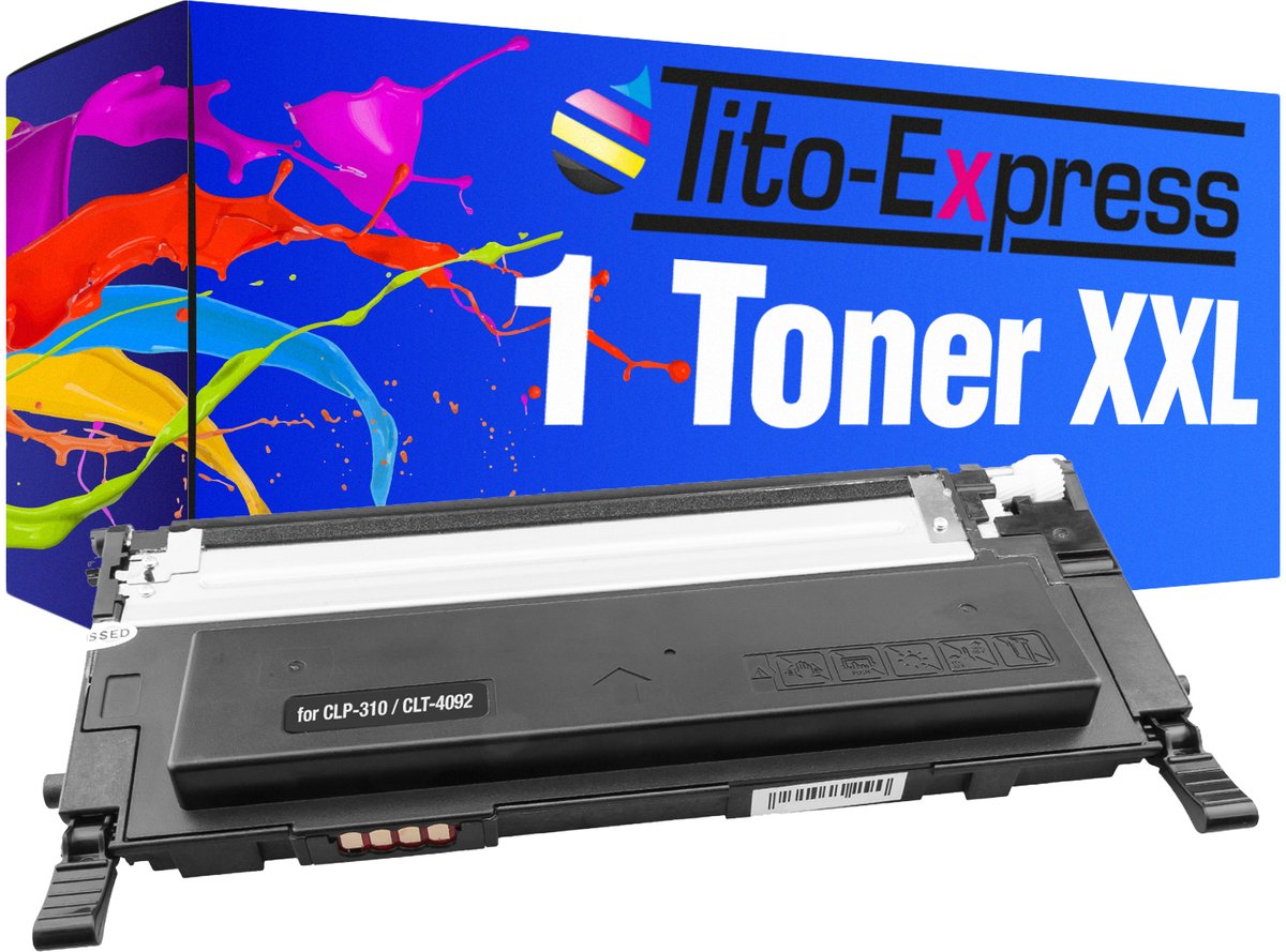 Set van 1 toner inkt cartridge voor Samsung CLT-4092