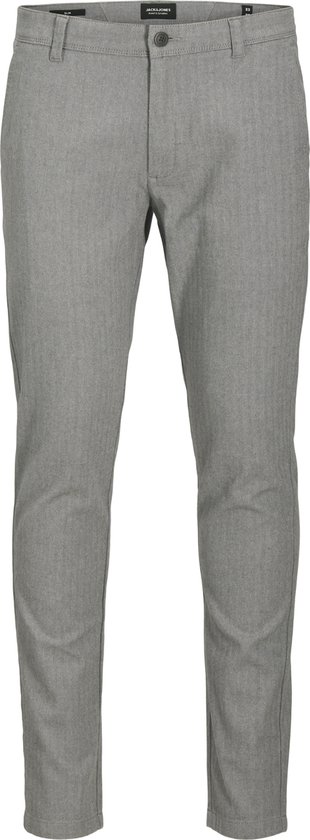 Pantalon chino Jack & Jones pour homme JPSTMARCO BOWIE WINTER CHINO Slim Grijs 34W / 34L Adultes