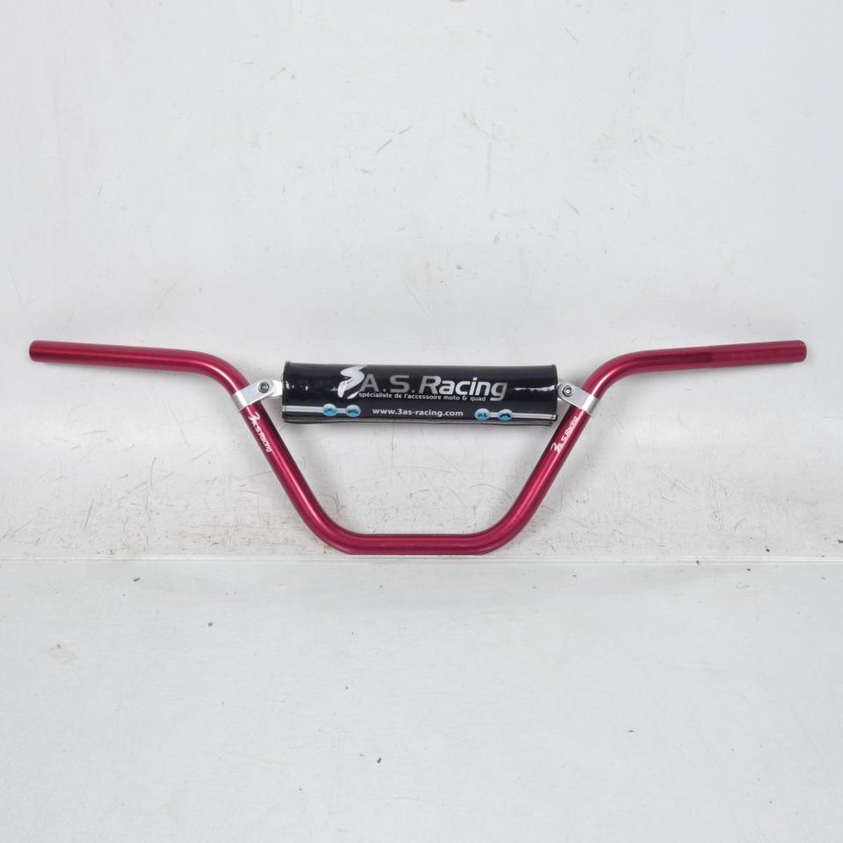 Guidon Ø22mm Rouge universel 3AS Racing pour moto Honda 50 CRF GUI3AS696-002