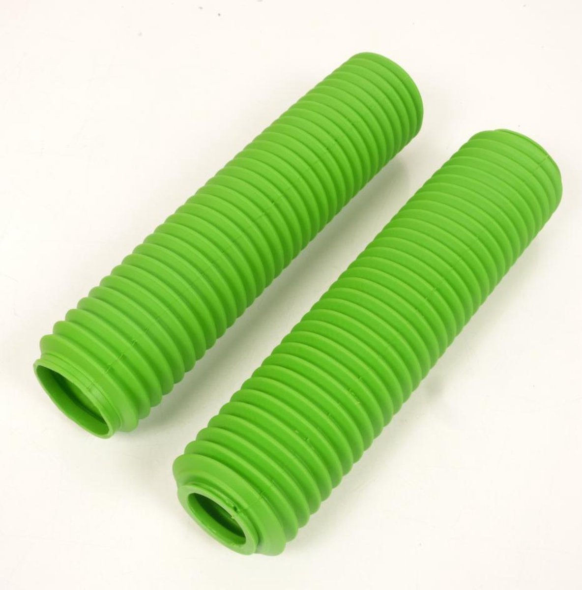 vorkbeschermer voor motor groen rubber d: 43mm d: 59mm l:460mm nieuw