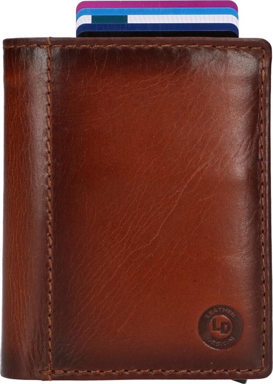 Leather Design - Billfold & cardholder- portemonnee