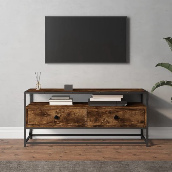 vidaXL Tv-meubel 100x35,5x45 cm bewerkt hout grijs sonoma eikenkleurig, tv- meubel, hifi-kast, tv kast, hifi-meubel, media-kast, tv meubel, hifi meubel vidaXL Tv-meubel 100x35,5x45 cm bewerkt hout grijs sonoma eikenkleurig, tv- meubel, hifi-kast, tv kast, hifi-meubel, media-kast, tv meubel, hifi meubel
