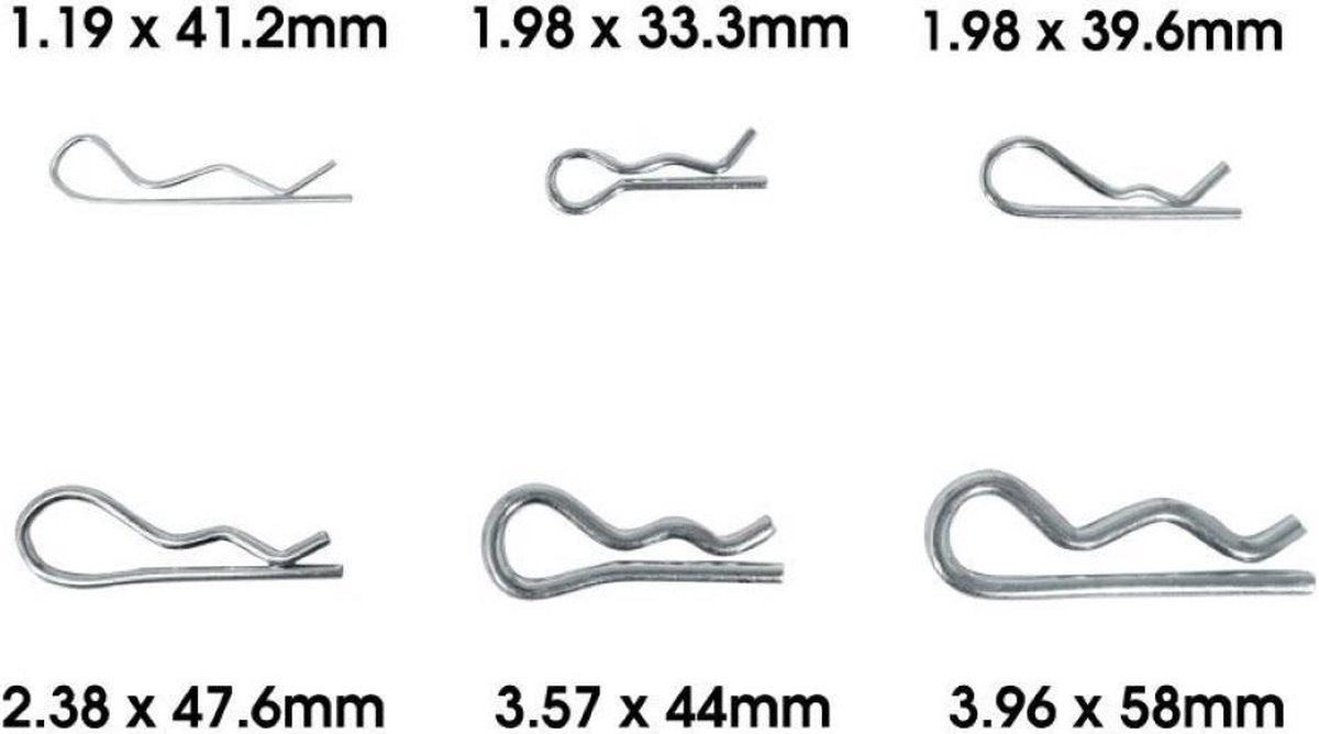 Assortiment coffret 150 goupille BETA-R R clips GE-879 pour moto pour motoculture agricole