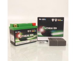 skyrich lithium accu voor scooter peugeot 50 speedfight 3 4t 2010 t/m 2014 yb5l-b / hjb5l-fp / 12v 1.6ah nieuw