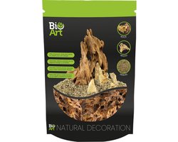 BIOART Lava Rock lavasteen zak 800 gram | drainage en decoratie voor terrarium en nano garden