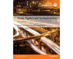 Omslag van Linear Algebra and Its Applications, Global Edition