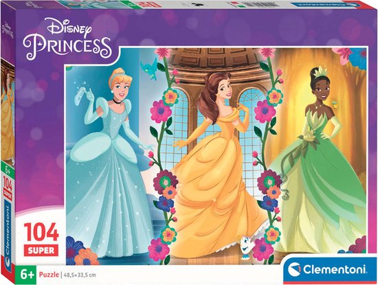 Clementoni - Puzzel - 104 Stukjes - Disney Prinsessen - Kinderpuzzel ...