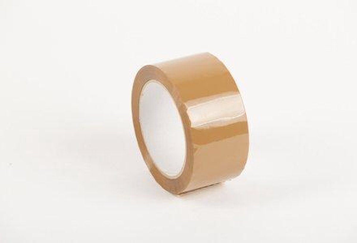 Tape High Tack 48mm x 66m Bruin - doos a 6 rollen