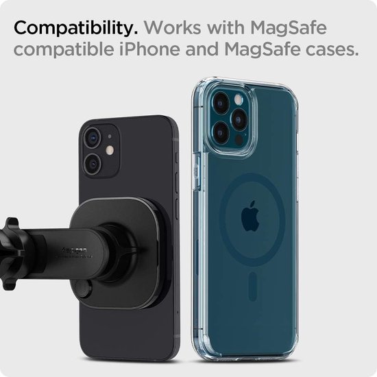 SUPCASE Ventilatierooster Autohouder voor Apple MagSafe Oplader Zwart SUPCASE Ventilatierooster Autohouder voor Apple MagSafe Oplader Zwart