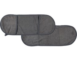 Hondenhanddoek microvezel - antraciet grijs - 65 x 24 cm.