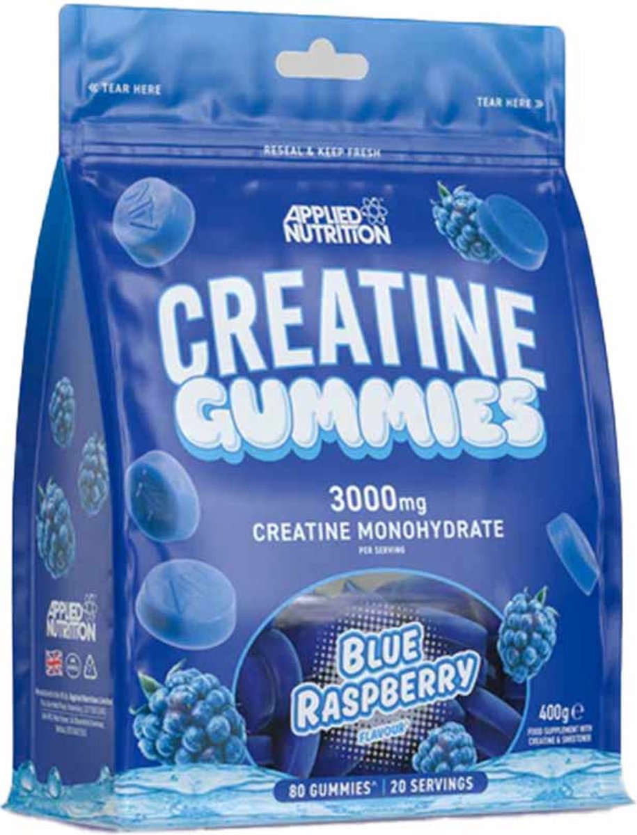 Goedkoopste Creatine Gummies 20servings Blue Raspberry