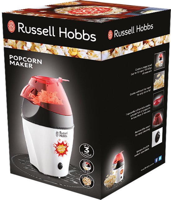 Russell Hobbs Fiesta Popcorn Maker 1200W - 24630-56 — afbeelding 5
