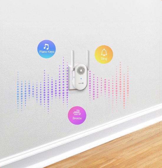 EZVIZ HP3 Pro + CH1 - Video Deurbelset - 2K HD - Kleur Nachtzicht - Geen Abonnement - 32GB Opslag - Zonnepaneel - IP65 van Merkloos — afbeelding 2