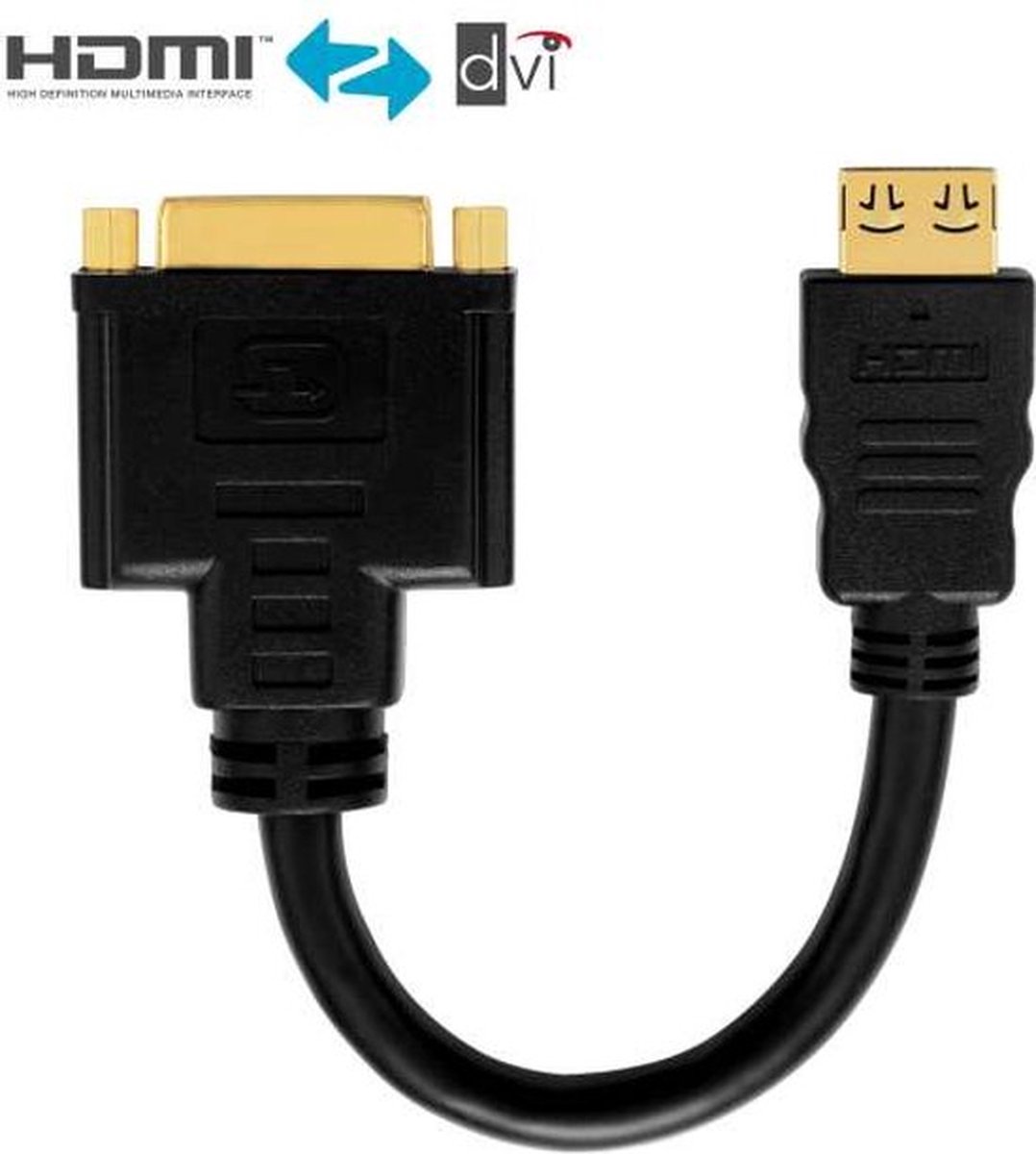 2K High Speed HDMI / DVI Portsaver Adapter