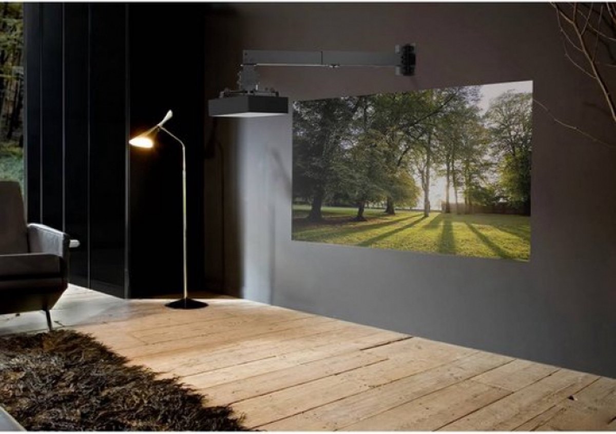 Reflecta Tapa Beamer-plafondbeugel Afstand vloer-plafond (max.): 65 cm Afstand tot de muur (max.): 56 cm Zwart