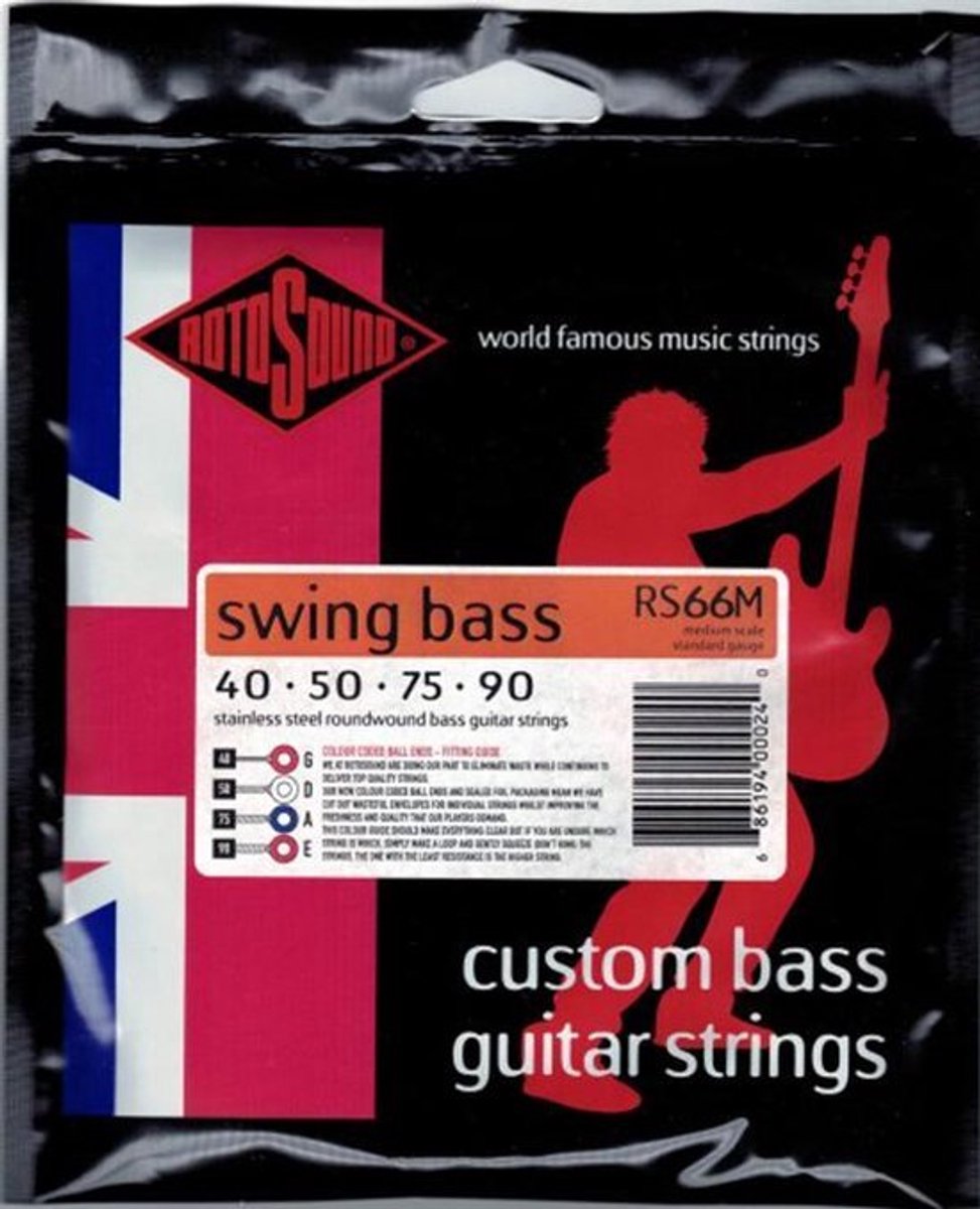 Rotosound RS66M Swing Bass 66 snarenset basgitaar