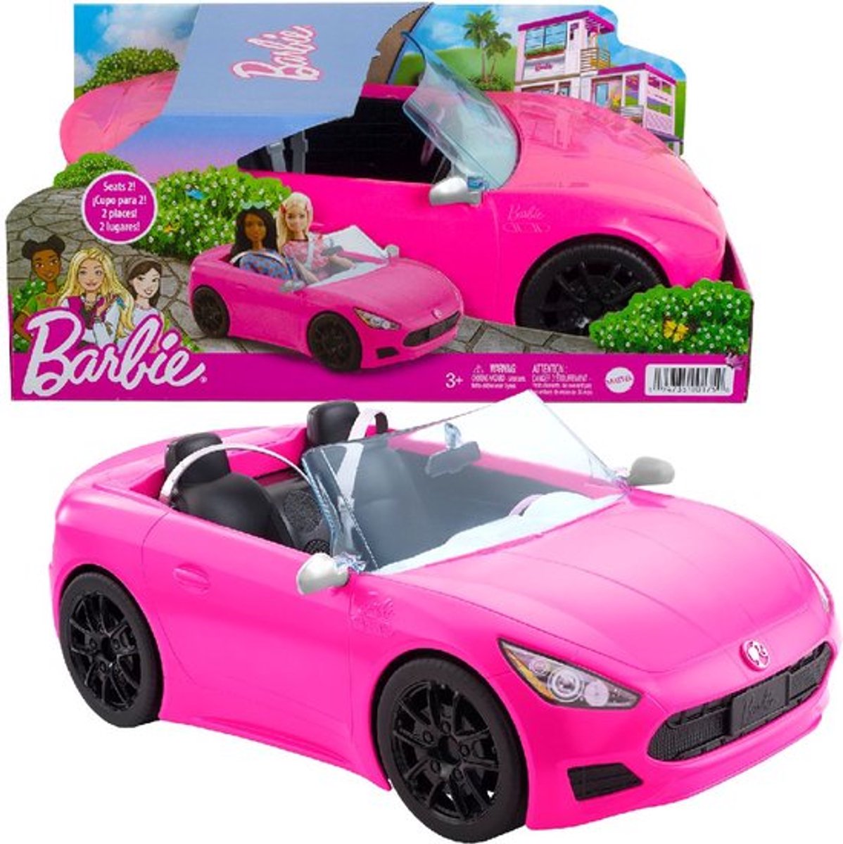 Barbie Glam Cabrio Auto - Poppenvoertuig — afbeelding 13