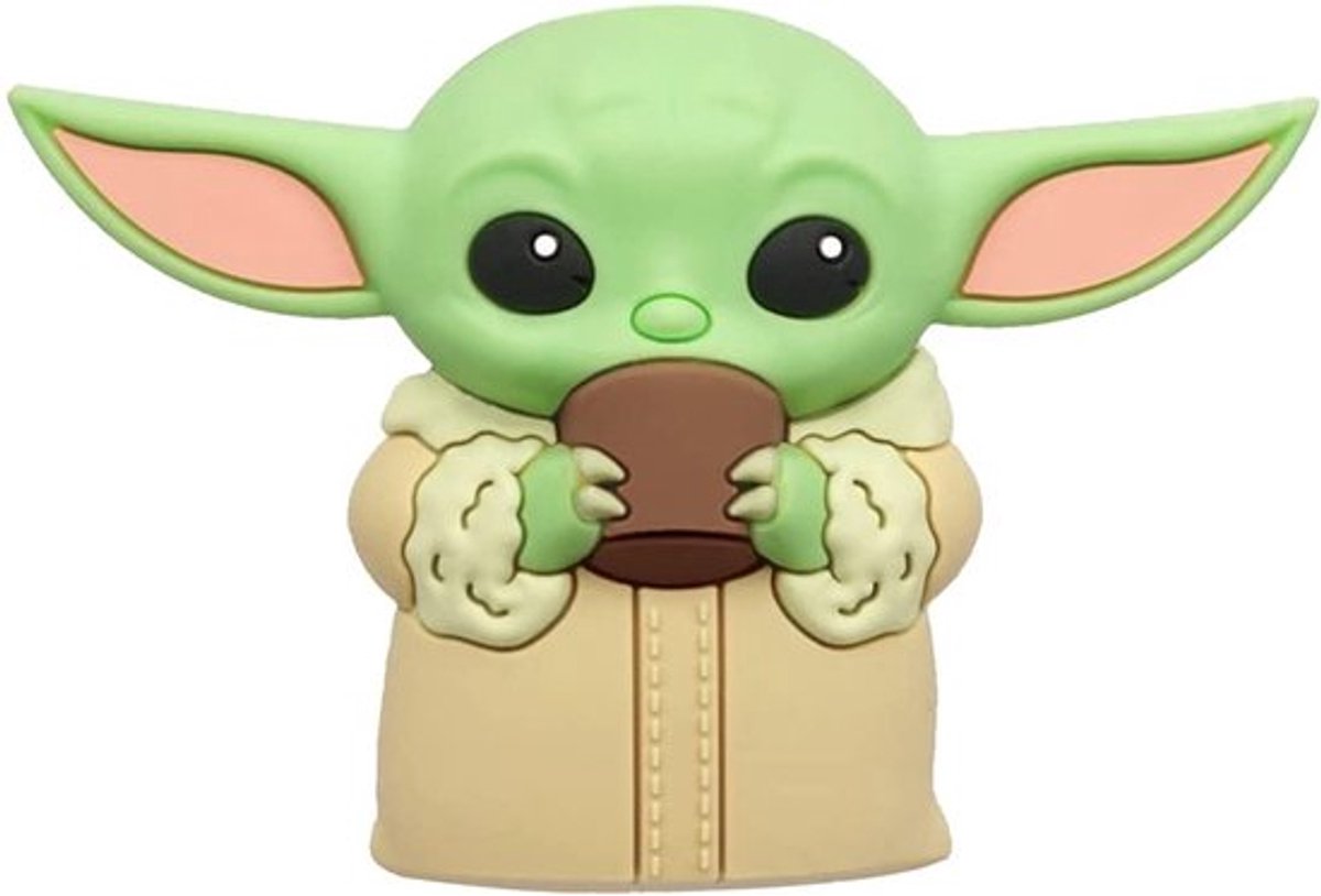 Star Wars The Mandalorian The Child with Cup 3D Foam Magnet