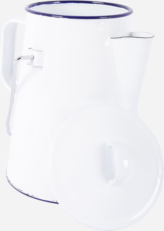 Bo-Camp - Theeketel - Emaille - Wit/Blauw - 1 van Bo-Camp — afbeelding 4