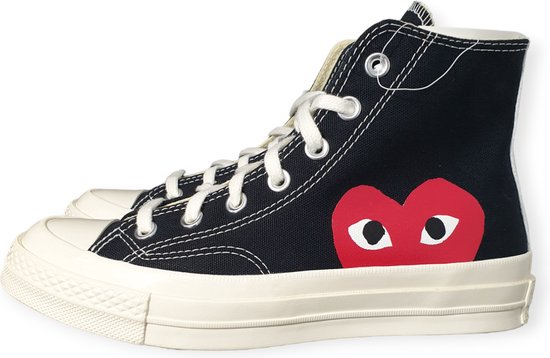 Converse Chuck Taylor All- Star 70 Hi Comme des Garcons PLAY Noir