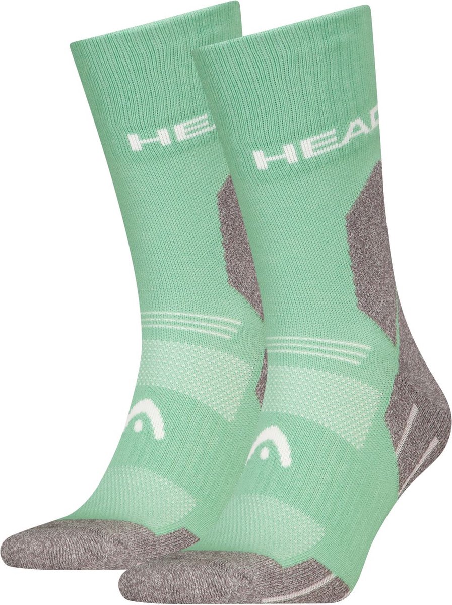 HEAD Unisex Hiking Sportsokken Alle Klimaten 2 Pack Groen