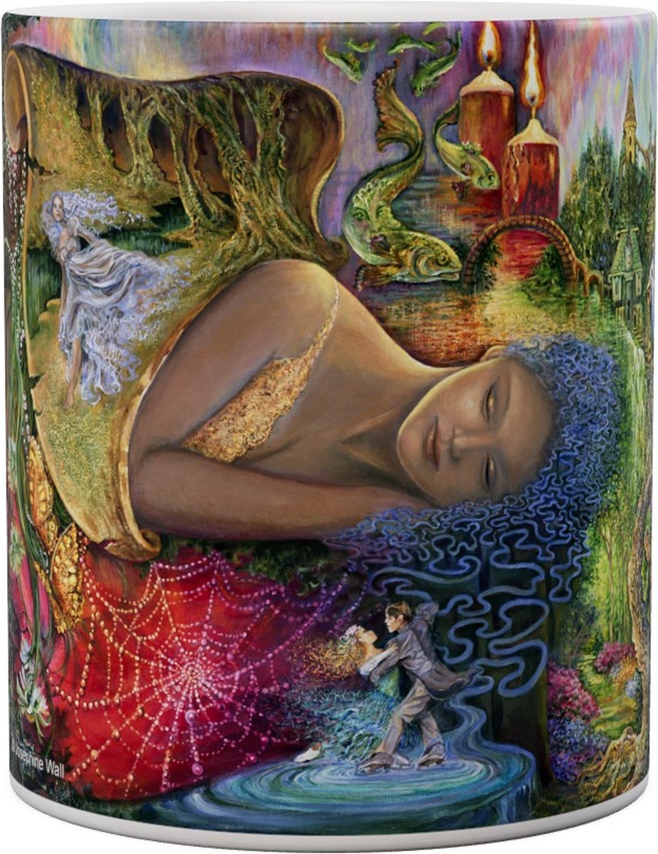 Josephine Wall Fantasy Art - Dreaming In Colour - Mok 440ml 440
