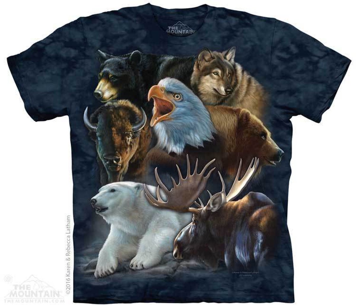 T-shirt Wild Alaskan Collage M