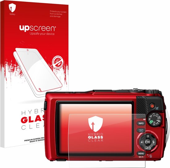 upscreen - Protection d'écran pour Olympus OM System Tough TG-7 - Film de protection Film de protection Verre de protection transparent