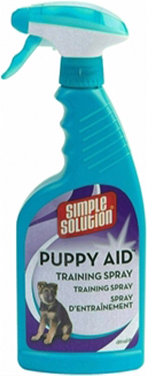 Goedkoopste Simple Solution Puppy Training Spray -500 ml Helpt mee om puppy's te trainen waar te urineren.