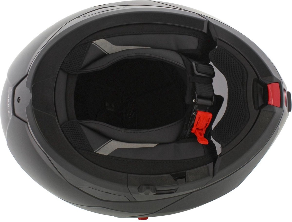 SHARK Oxo Dark Shadow Mat Zwart Mat KMA Systeemhelm - Maat L - Helm – foto 4