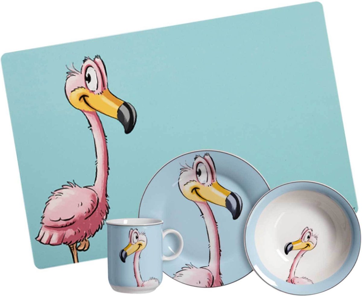 Goedkoopste Kindergeschirr Tischmatte Happy Zoo Set van 4