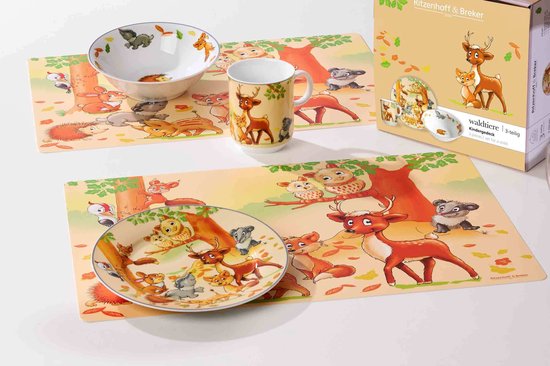 Kinderbesteck Waldtiere Set van 4 van Kinder — afbeelding 3