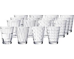 Wassergläser Dressed Up 310 ml Set van 16