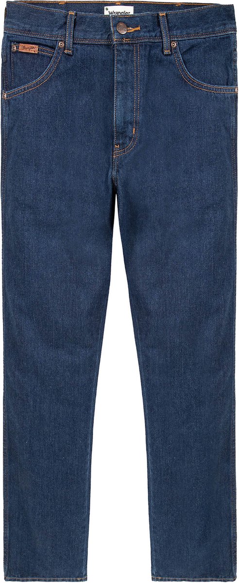 WRANGLER TEXAS DARKSTONE AUTHENTIC STRAIGHT JEANS-HEREN Dark Stone