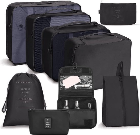 Reis vacuümzakken met pomp, afsluitbare zakken voor kleding, dekens Reis vacuümzakken met pomp, afsluitbare zakken voor kleding, dekens