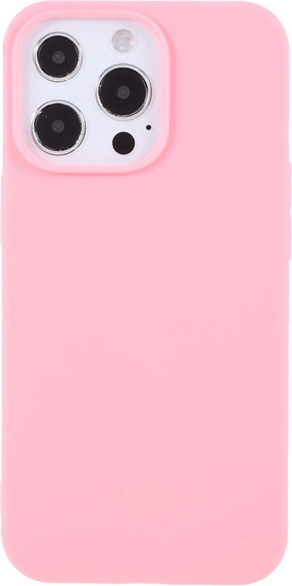 Peachy Slim TPU hoesje geschikt voor iPhone 13 Pro Max - roze