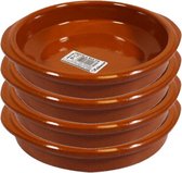 Set de 4 pièces plateaux / plats à tapas Alicante avec anses 16 cm - Plats / assiettes / plats à four à Tapas