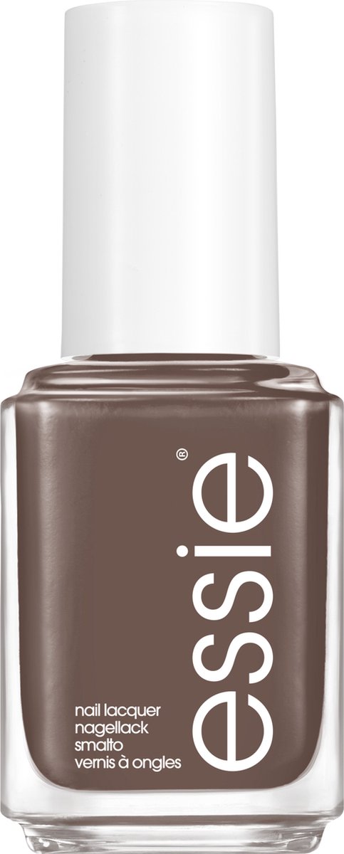 Goedkoopste essie - winter 2022 limited edition - 876 sleigh it - grijs - glanzende nagellak - 13,5 ml