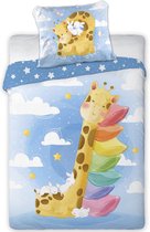 Cuddles BABY Dekbedovertrek, Giraf - 100 x 135 cm - Katoen