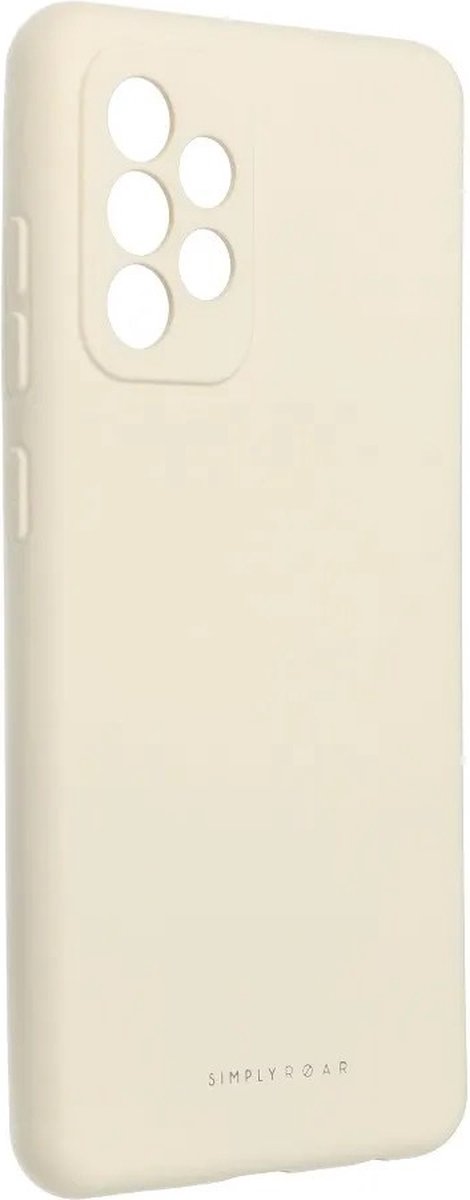 Roar Space Siliconen Back Cover hoesje Samsung Galaxy A52 / A52s - Aqua White