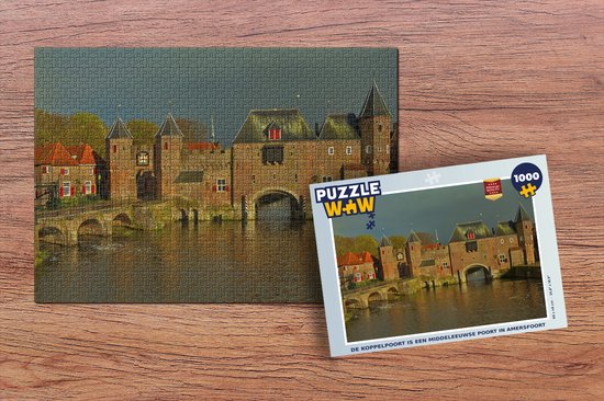 Puzzle Poort - Pays- Nederland - Amersfoort - Puzzle - Puzzle 1000 pièces adultes - Sinterklaas présente - Sinterklaas pour les grands enfants