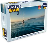 Puzzel Eenzame zeilboot in Griekenland - Legpuzzel - Puzzel 1000 stukjes volwassenen