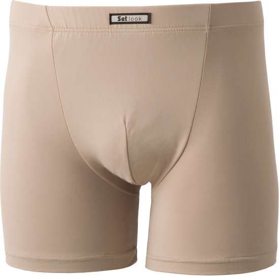 Set-Look microfiber boxershort 1878  - L  - beige