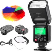 Neewer® - PRO i-TTL Flash Deluxe Kit Geschikt voor NIKON DSLR D7100 D7000 D5300 D5200 D5100 D5000 D3200 D3100 D3300 D90 D800 D700 D300S D61 0 - D60 0 - D4 D3S D3X D3 D200 N90S F5 F6 F100 F90 F90X D4S-D SLR Camera