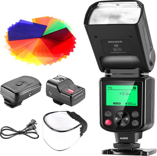 Neewer® PRO iTTL Flash Deluxe Kit Geschikt voor NIKON DSLR D7100