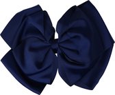 Jessidress®  Grote Haar clips Meisjes Haar strik Haar clip Elegante Haarclips van 20 cm - Donker Blauw